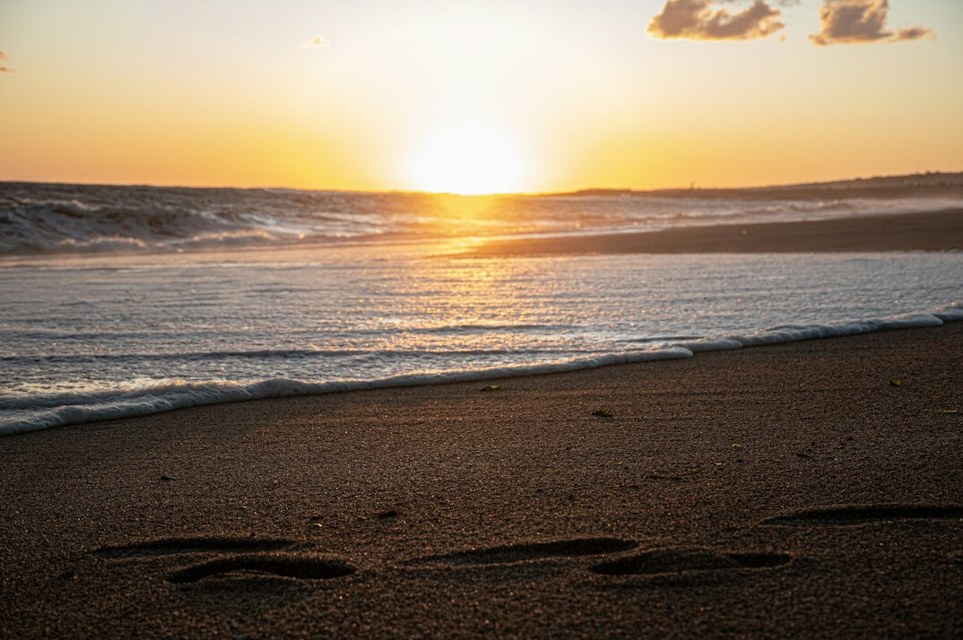 uruguay beach sunset
