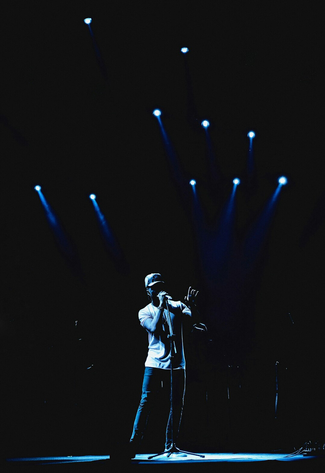 famous singer performing