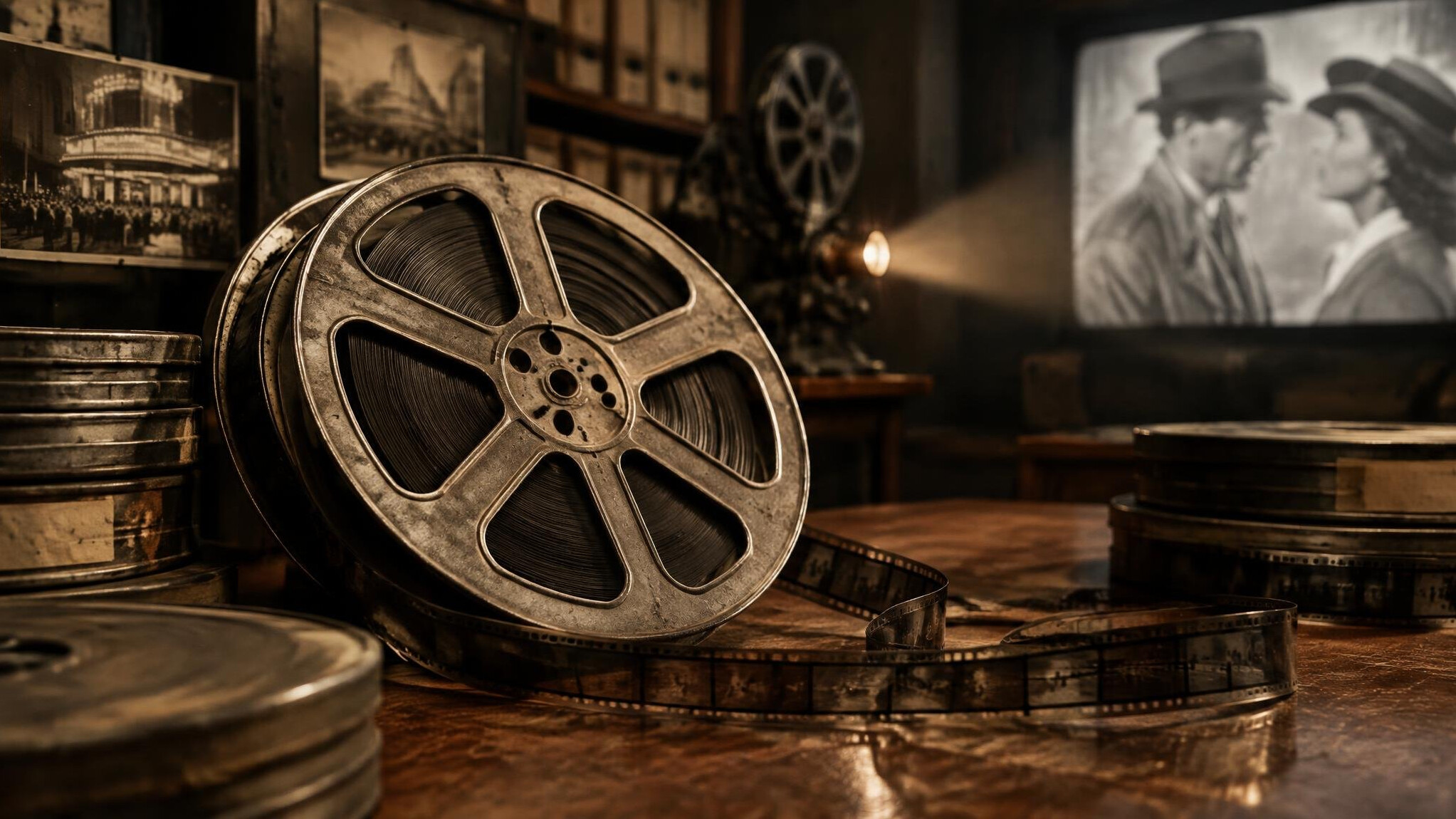 vintage film reel